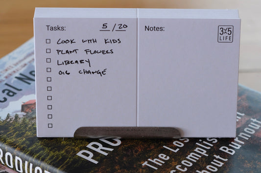 3 x 5 Starter Kit - Note Pack Edition