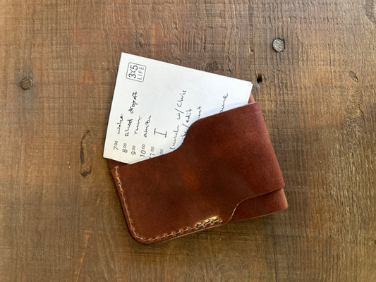 The EDC Wallet: Primetime Leather x 3x5
