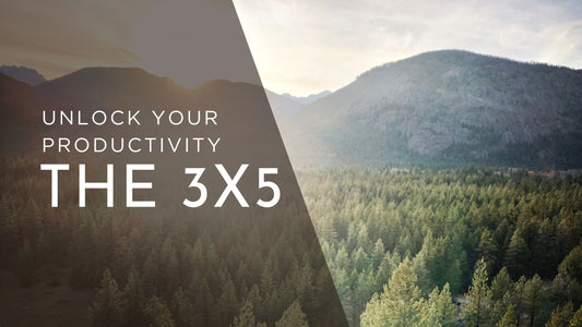 Unlock Your Productivity with the 3x5: Your Analog Solution